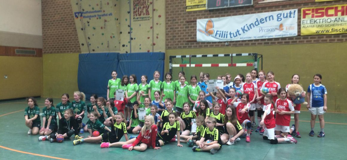 Gelungener Saisonabschluss der wE beim Girls Cup in Rheinbach