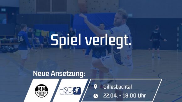 Spiel in Aachen verlegt!