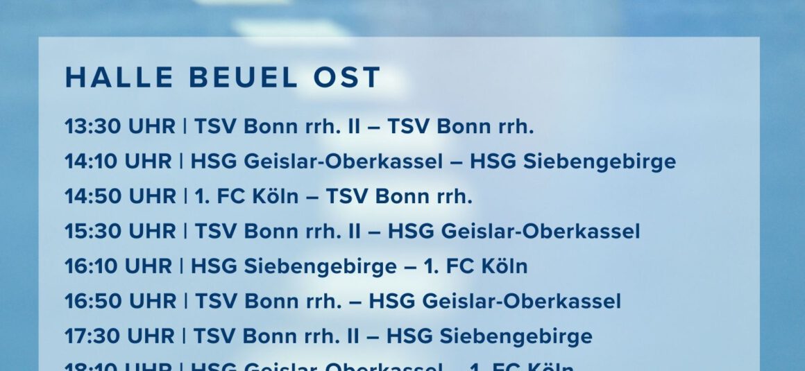 Das Wunder auf der rechten Rheinseite: HSG & TSV präsentieren den SCHÄL SICK CUP