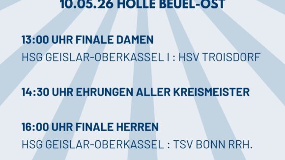 Großes Pokalfinale in der Hölle Beuel-Ost